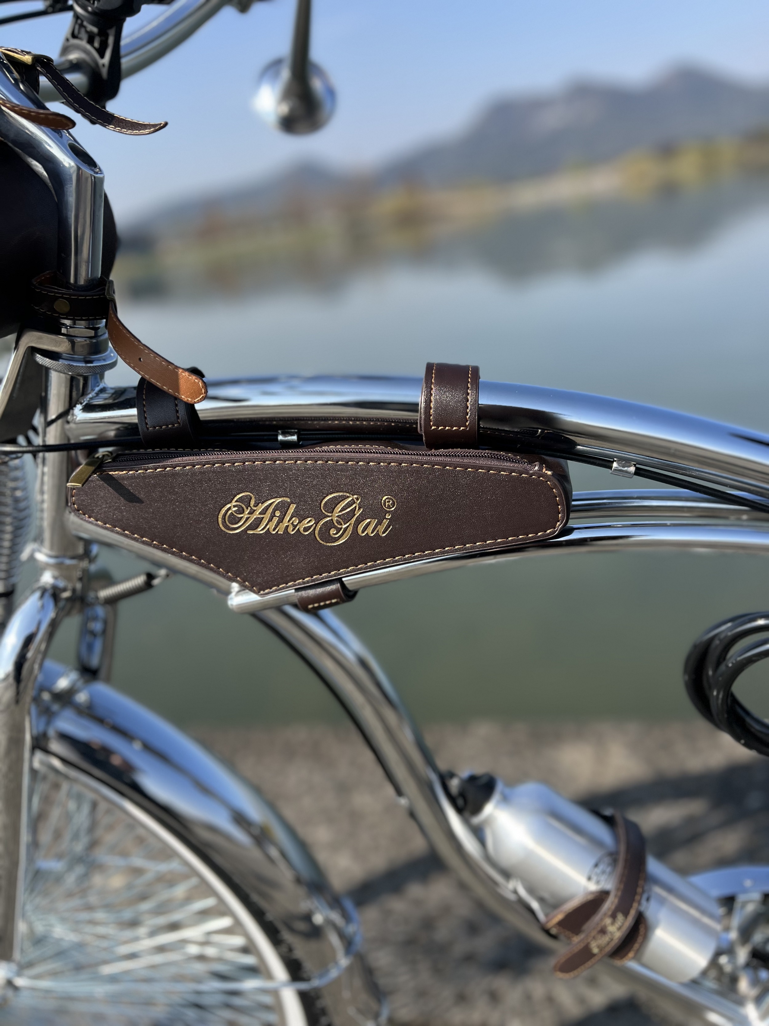 Super Chrome Retro Cruiser Bike Vintage Bicycle